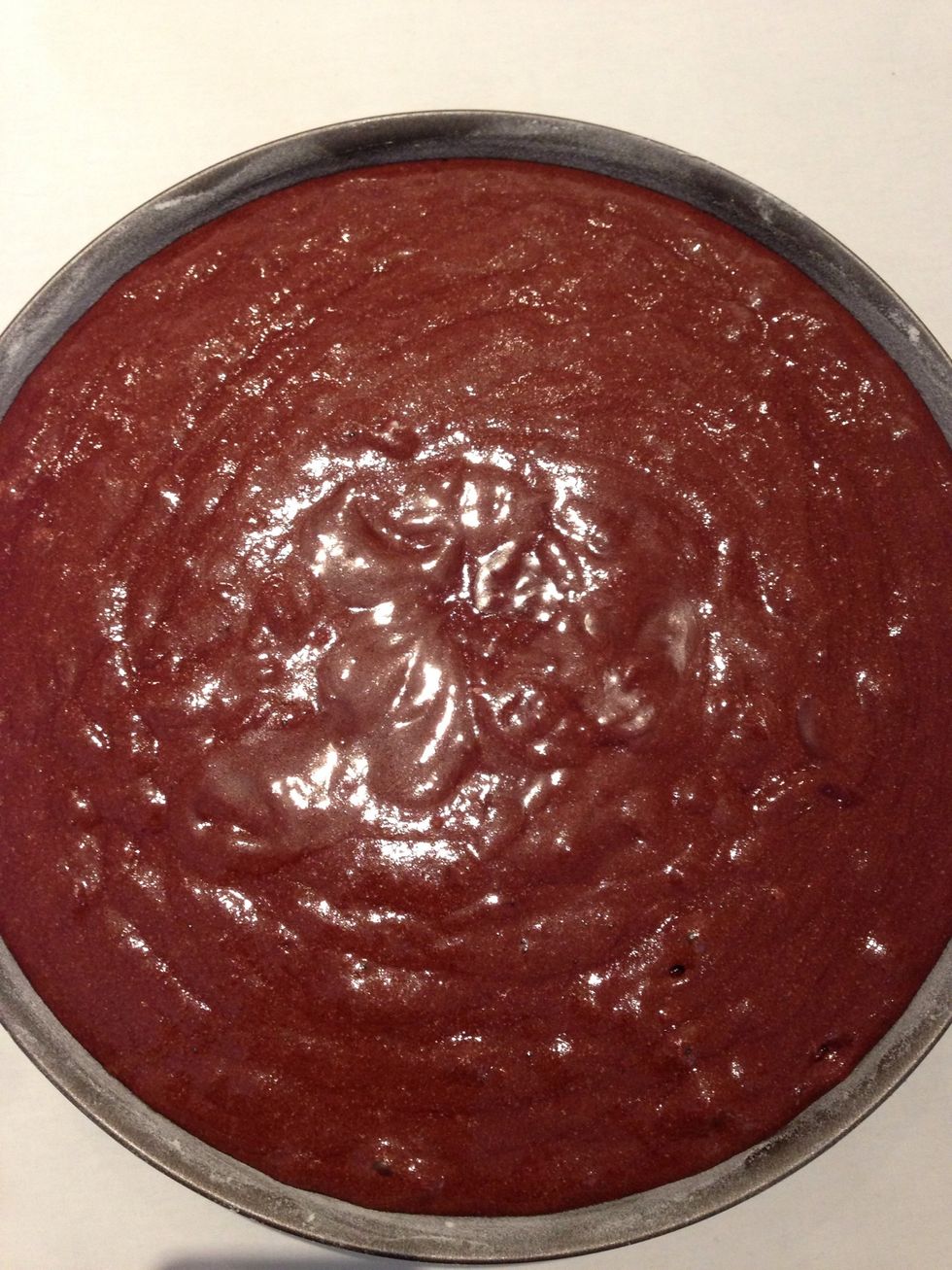 Put the mixture in the tray