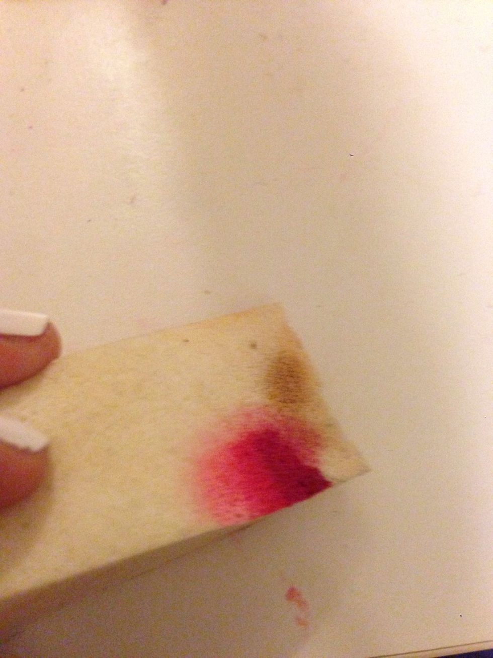 Put the nail polish on like this