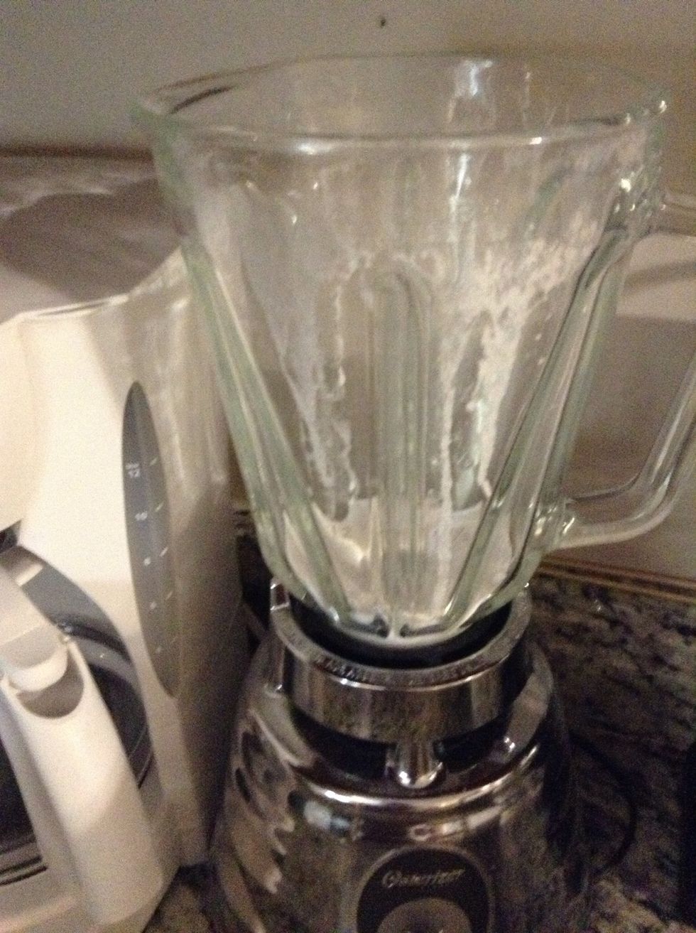 Put the needed quantity of sugar (and cornstarch, if recipe requires) into your blender and blend away. Note: Separate into smaller quantities if it's too much.