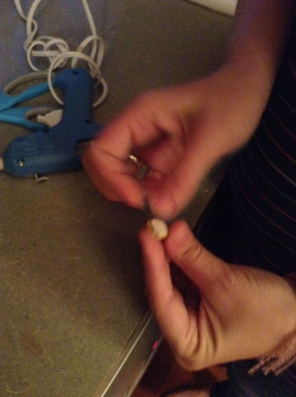 Put the NON sticky side on it.