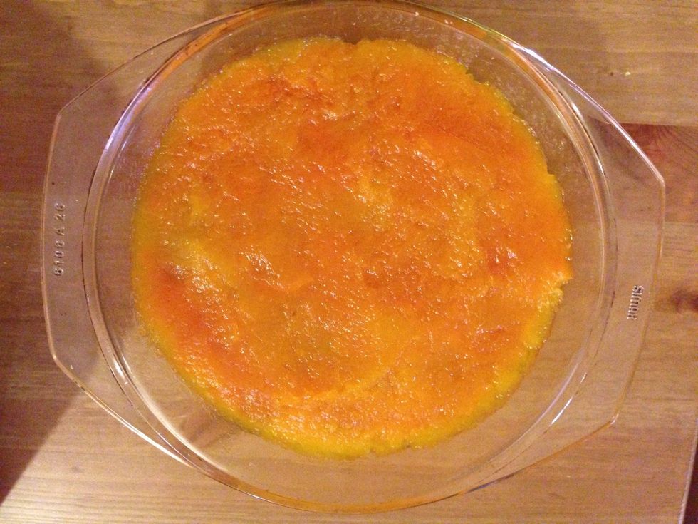 Put the other half of pumpkin