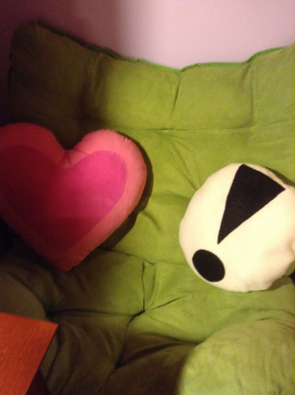 Put the other pillow on the right side.If you have three pillows,put one in the middle.