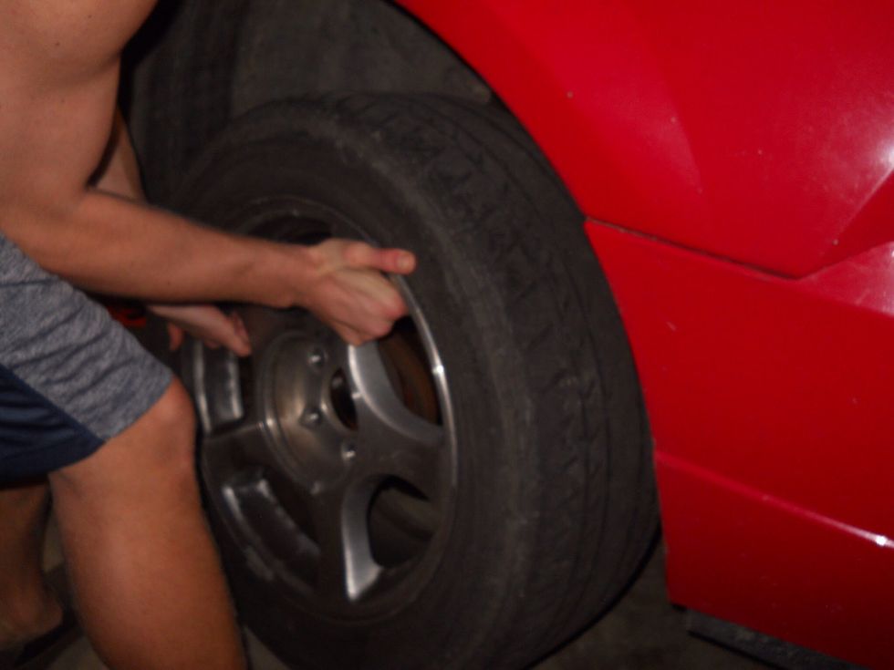 Put the other tire on