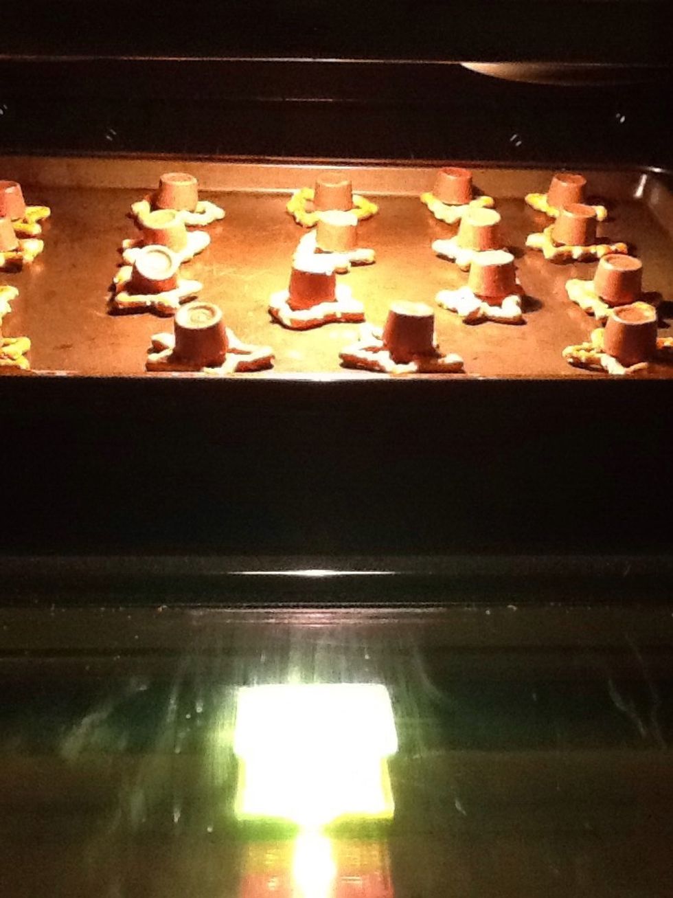 Put the pan in the oven.