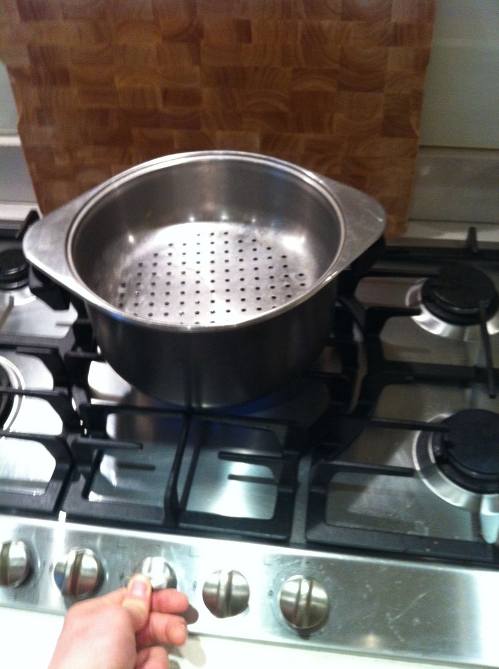 Put the pan on the heat