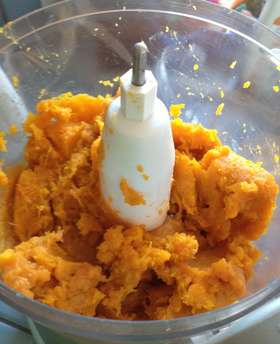 Put the pulp in a food processor or blender.