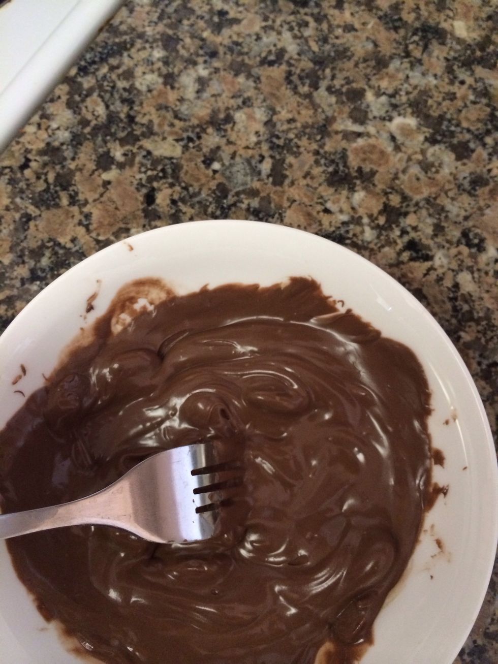 Put them back in in intervals of 15 secs and stir each time until it's nice and smooth. It might take 2 more intervals depending in your microwave.