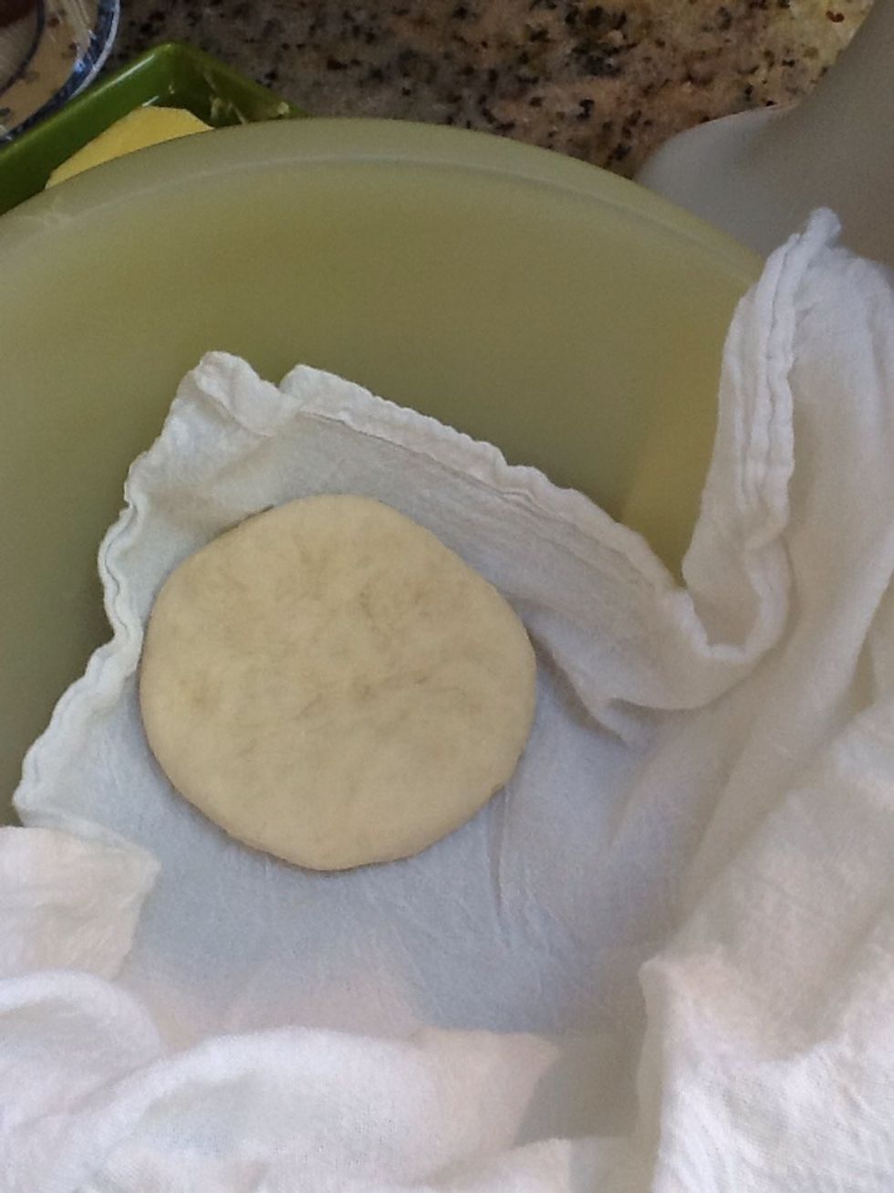 Put them in a large bowl covered with a clean cloth