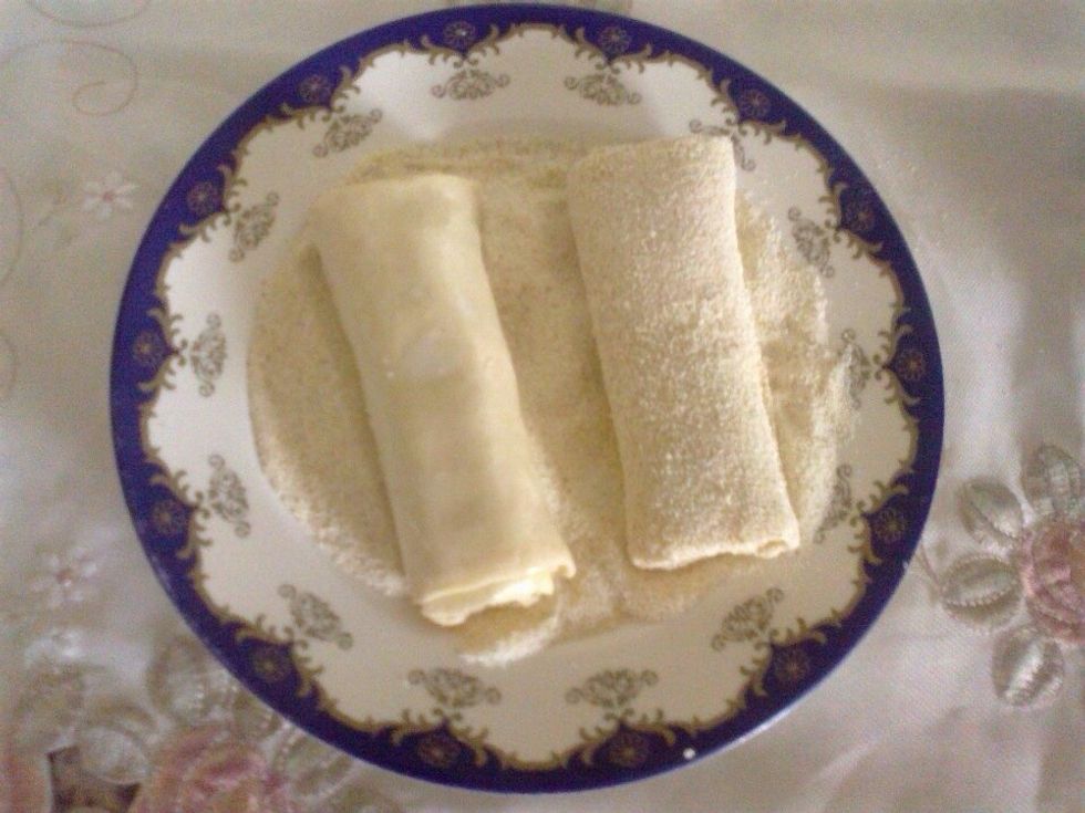 Put them in a Semolina