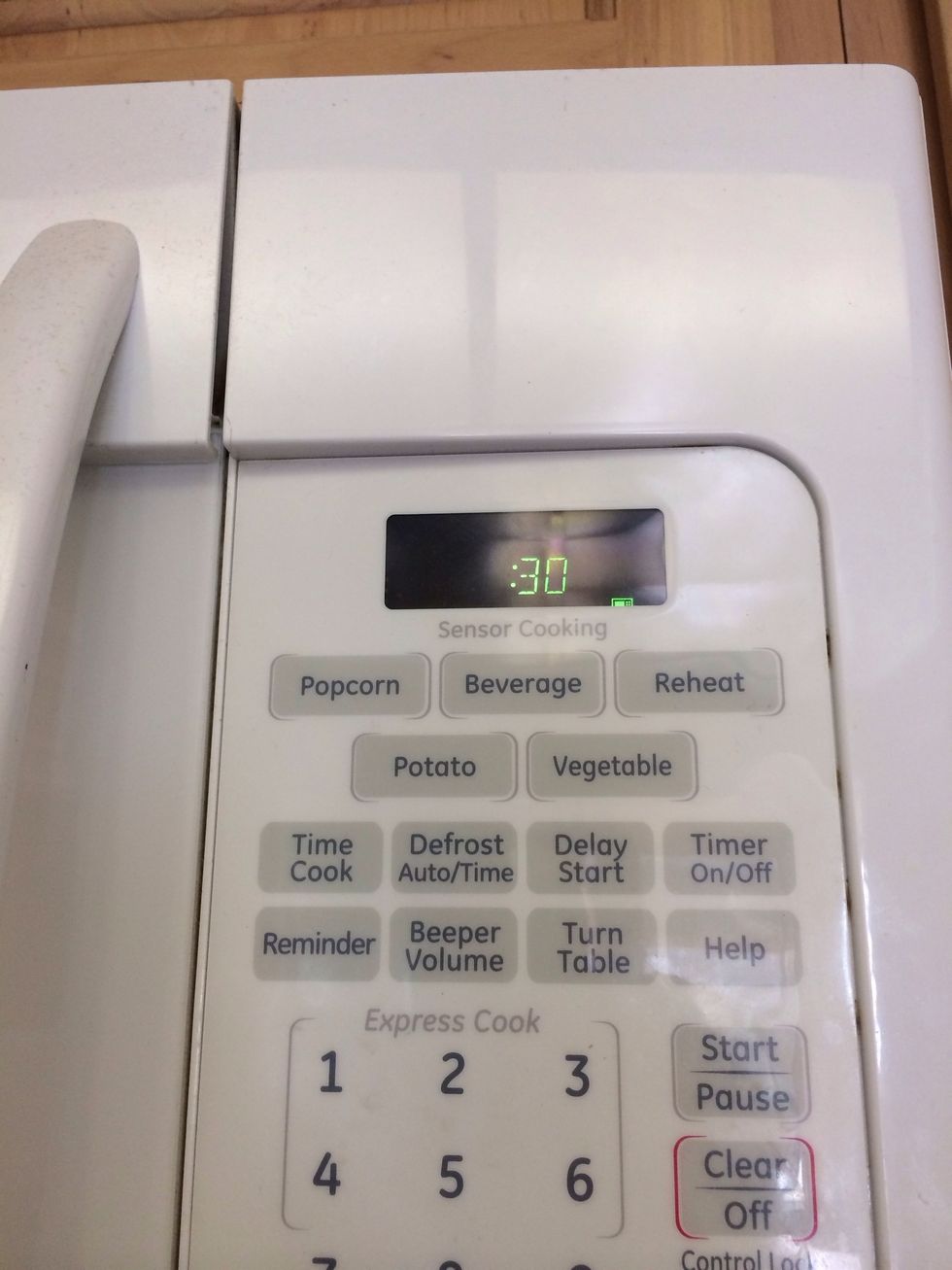 Put them in for 30 secs