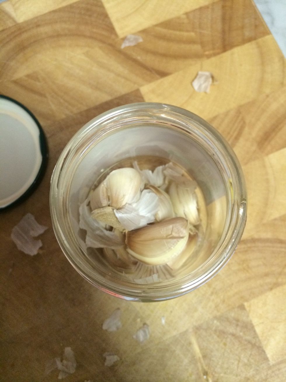 Put them in the empty jar