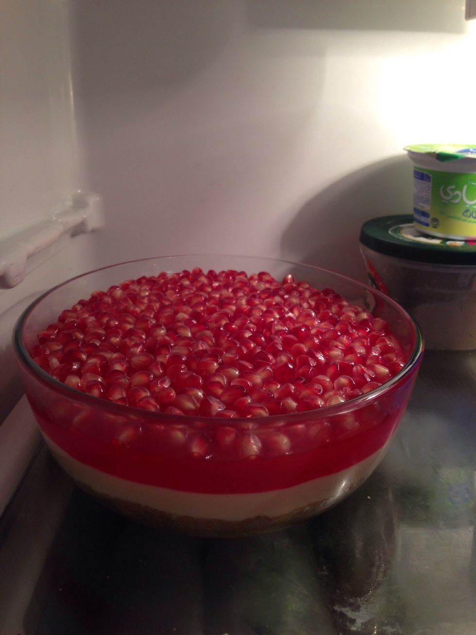 Put them in the fridge to comes the jello cohesive .