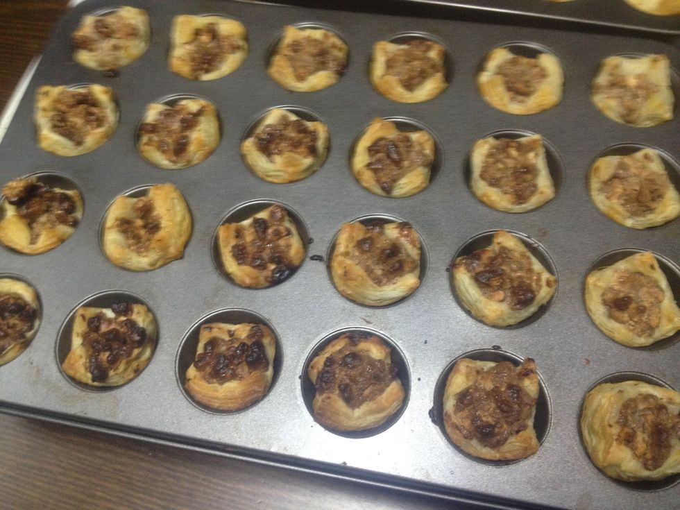 Put them in the oven - Here is the result