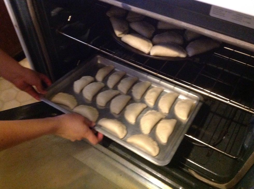 Put them in the oven to 360 degree for 35 minutes