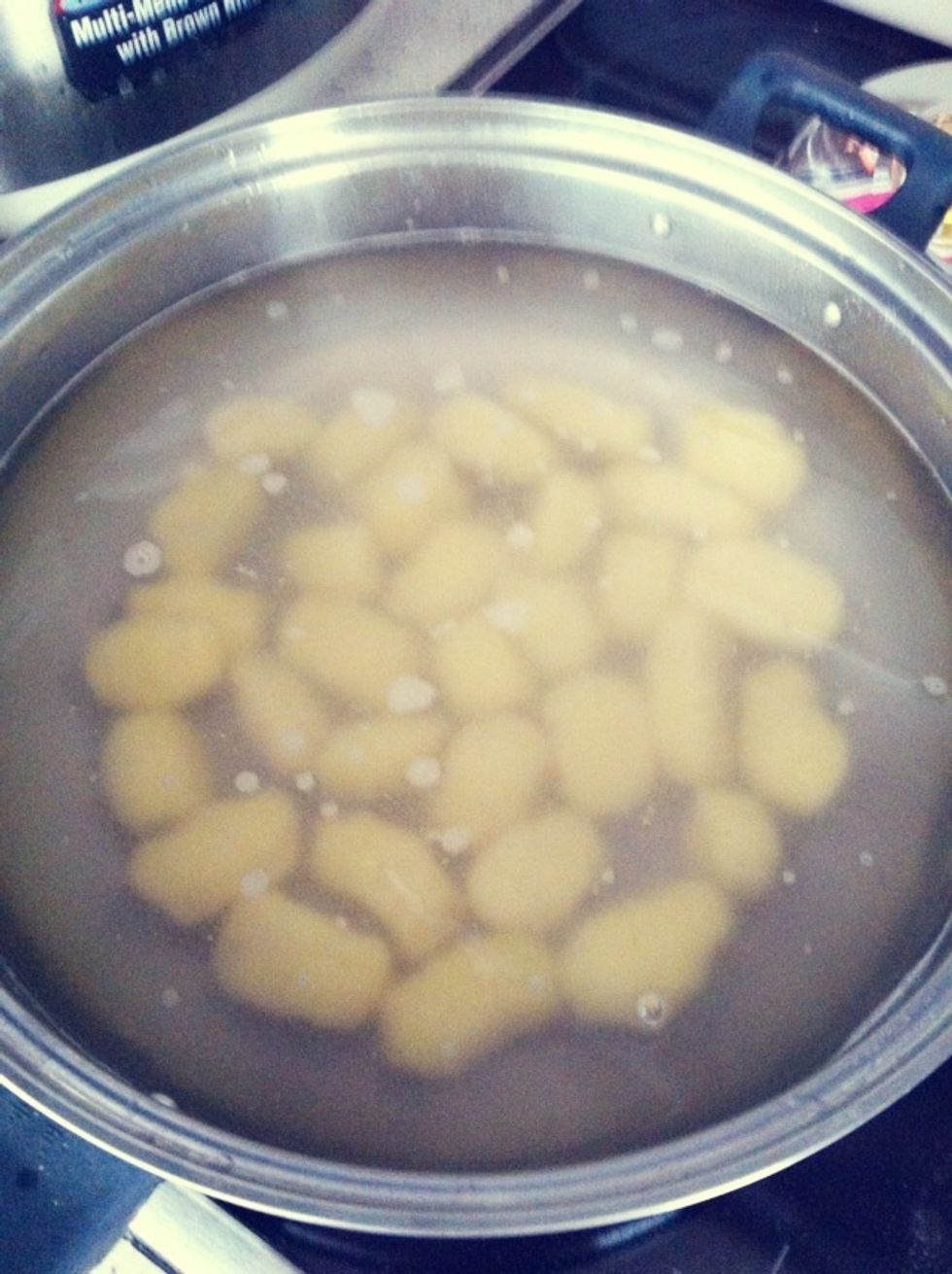 Put them into boiling water.