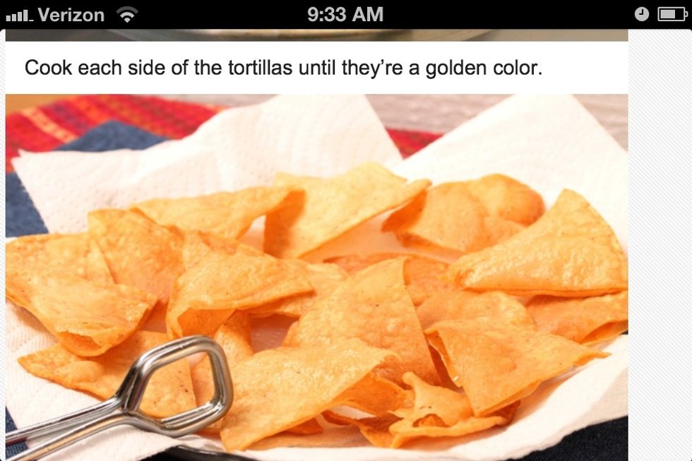 Put them on a paper towel to soak extra oil.