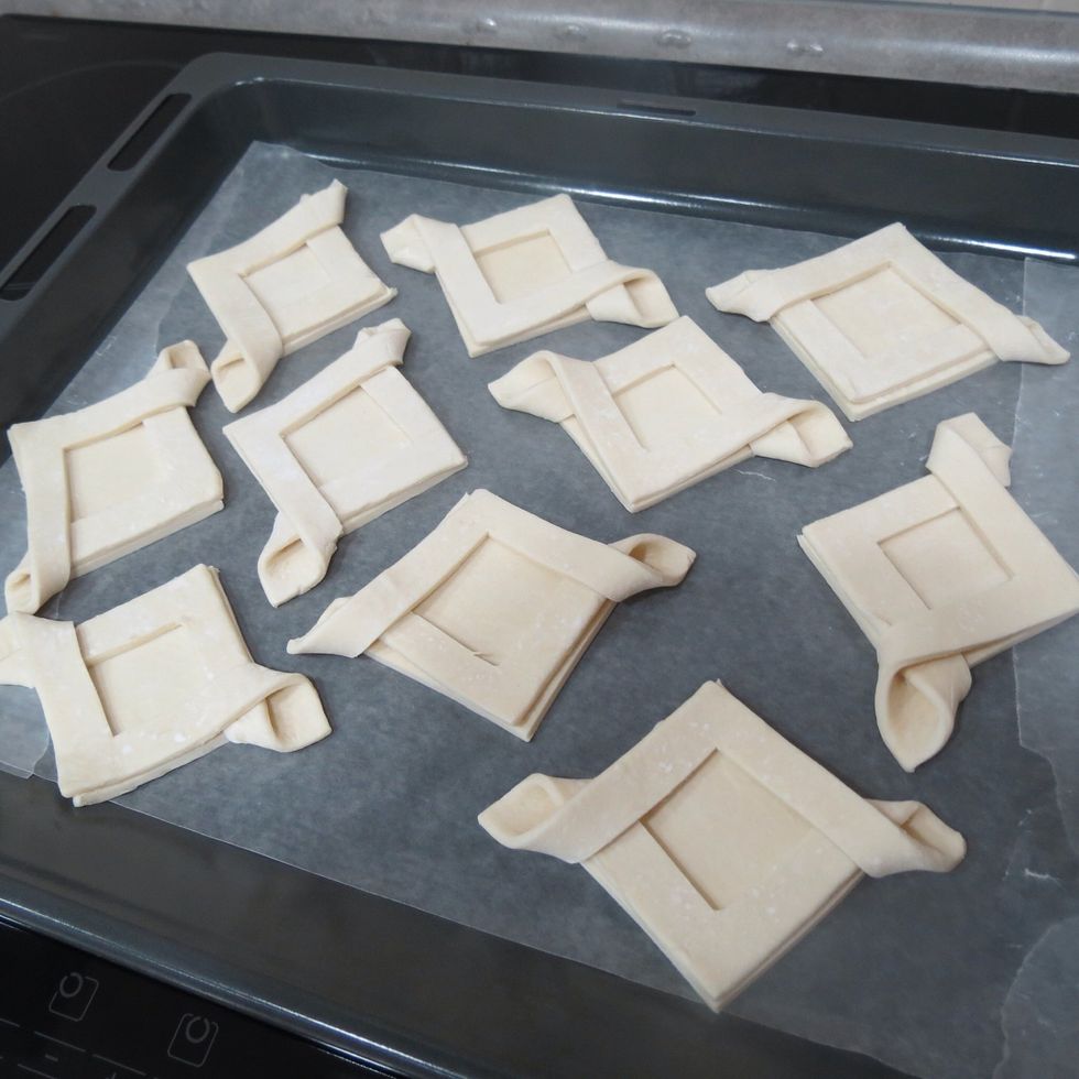 Put them on the oven tray