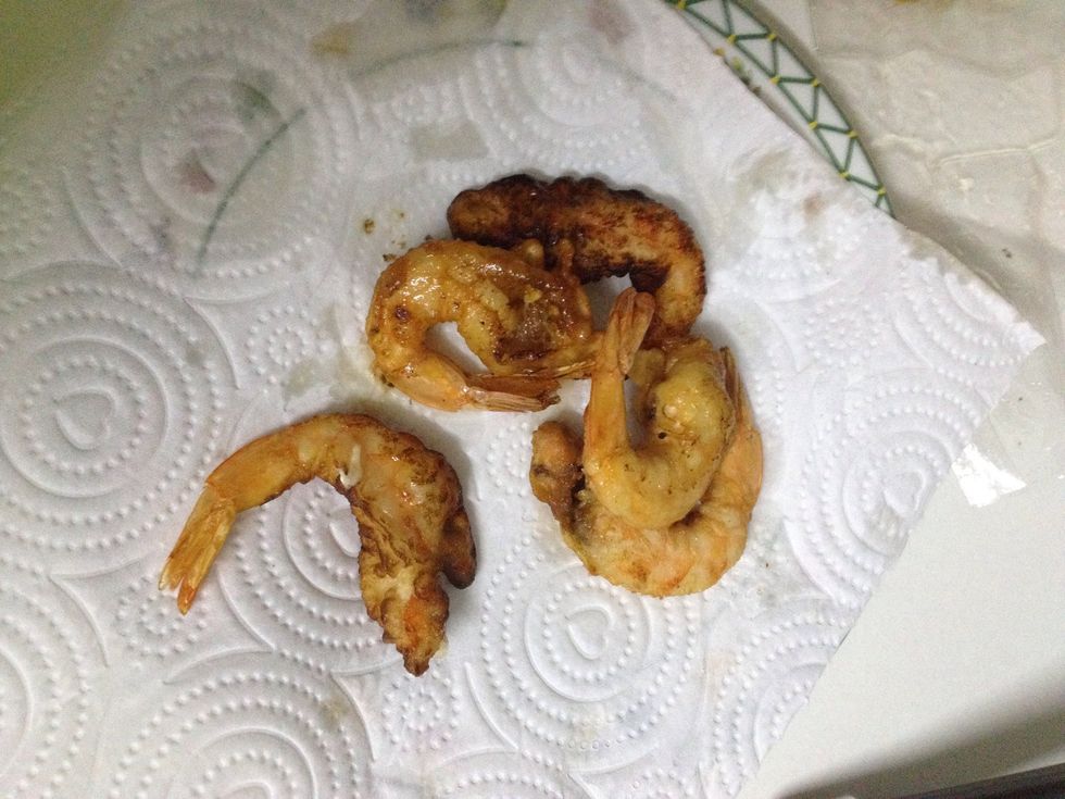 Put them on tissue paper