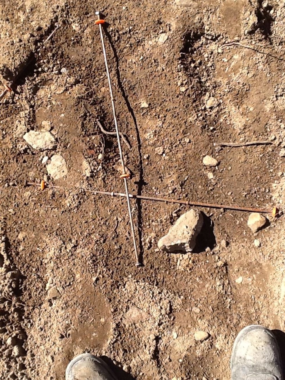 Put these through the forms to help hold them solid