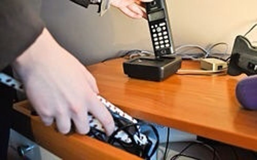 Put things away in their right place as you pick them up if it's in the same room. There is no point making a pile, unless you have to walk to a different room.