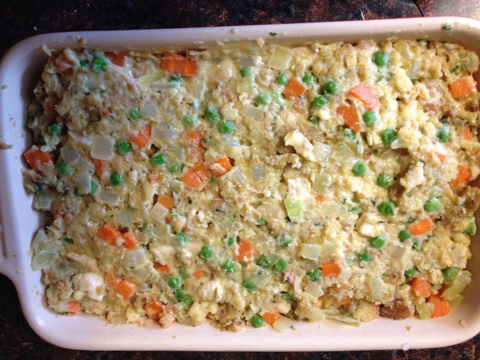 Put this in a baking tray and bake in the oven for 15 minutes at 400 degrees