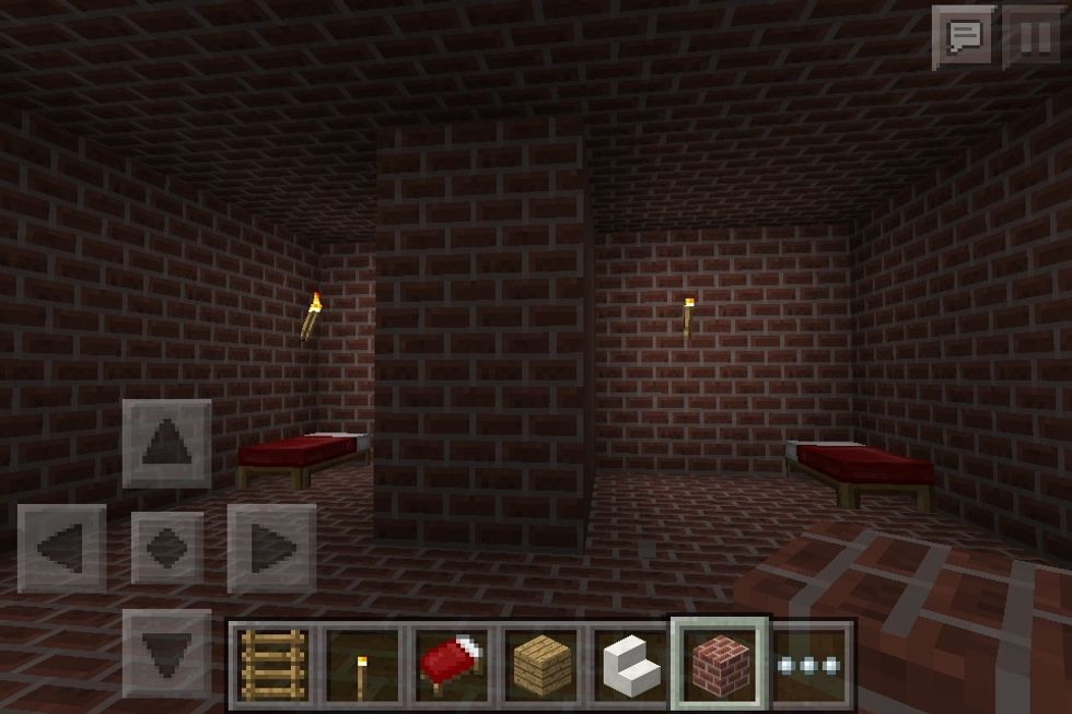 Put three beds in the room all of them in corners and try to make a wall around the beds