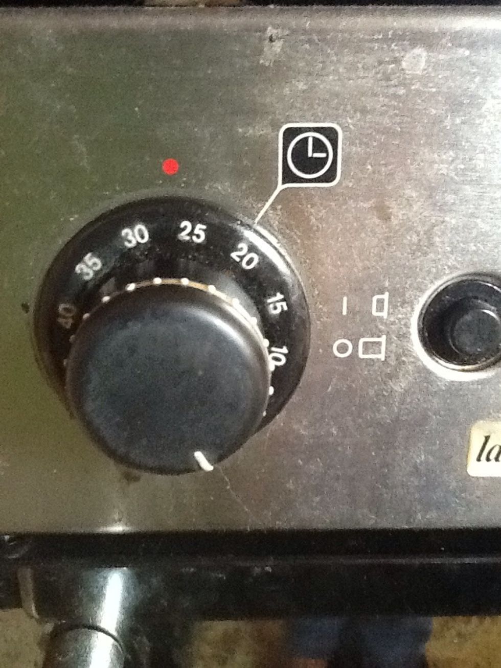 Put timer on for 30min