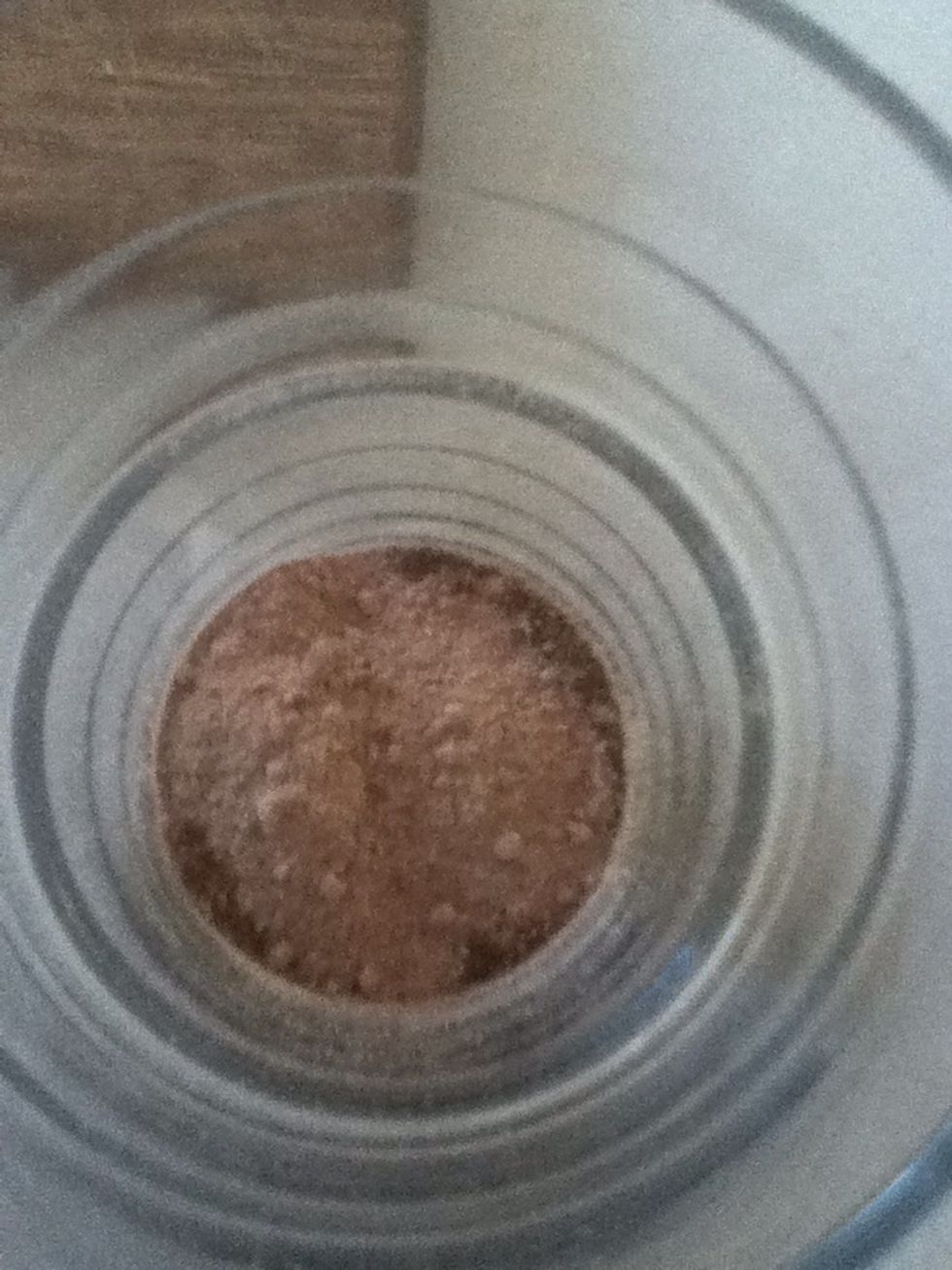 Put two or one teaspoons in of drinking chocolate with it