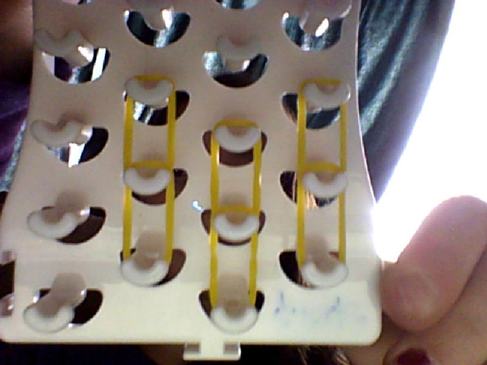 Put up yellows like this.