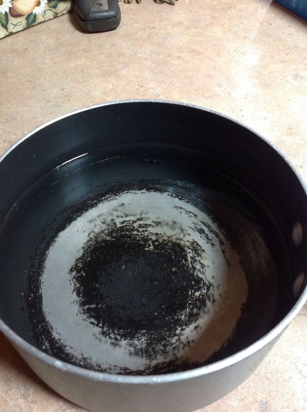 Put water in the pot.