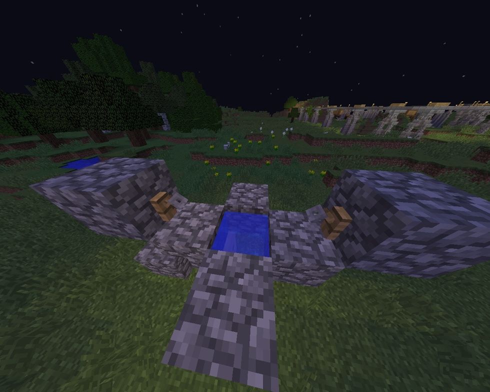 Put water on the trapdoor and tripwire hooks