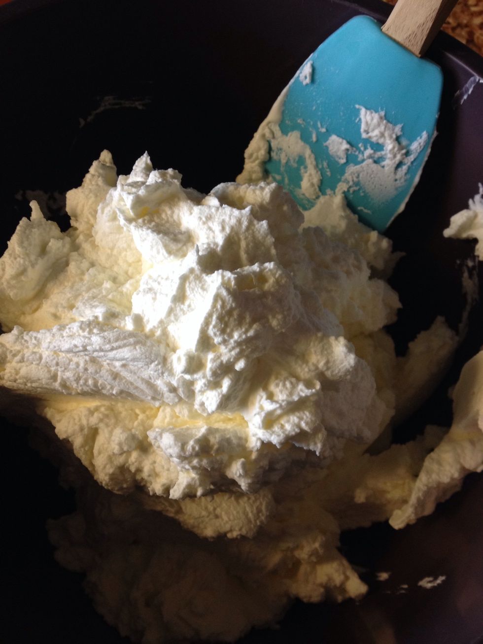 Put whipped cream to the side