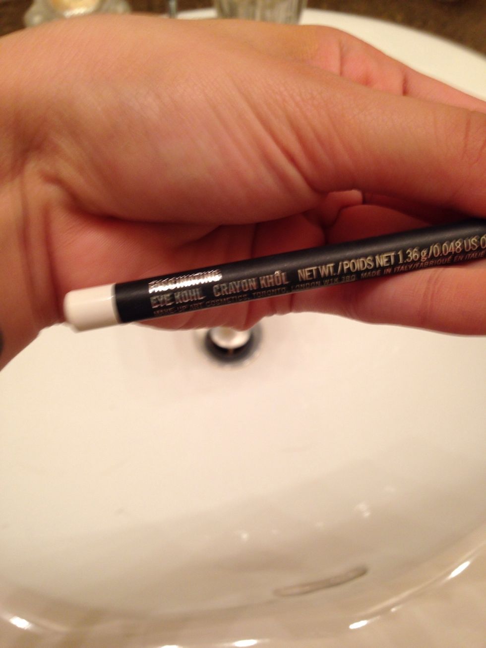 Put white eyeliner in your waterline.