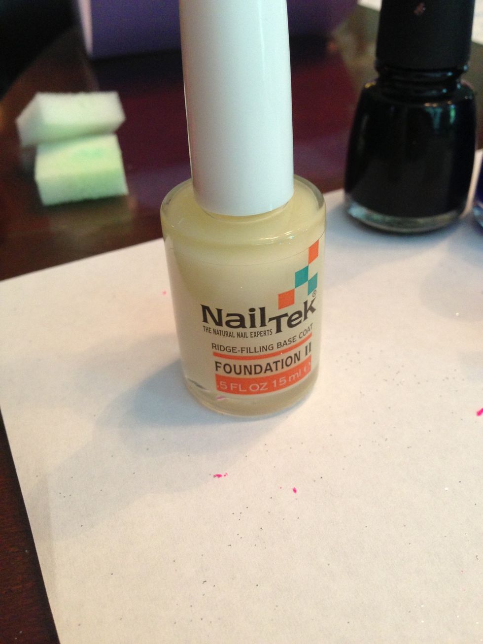 Put your base coat on