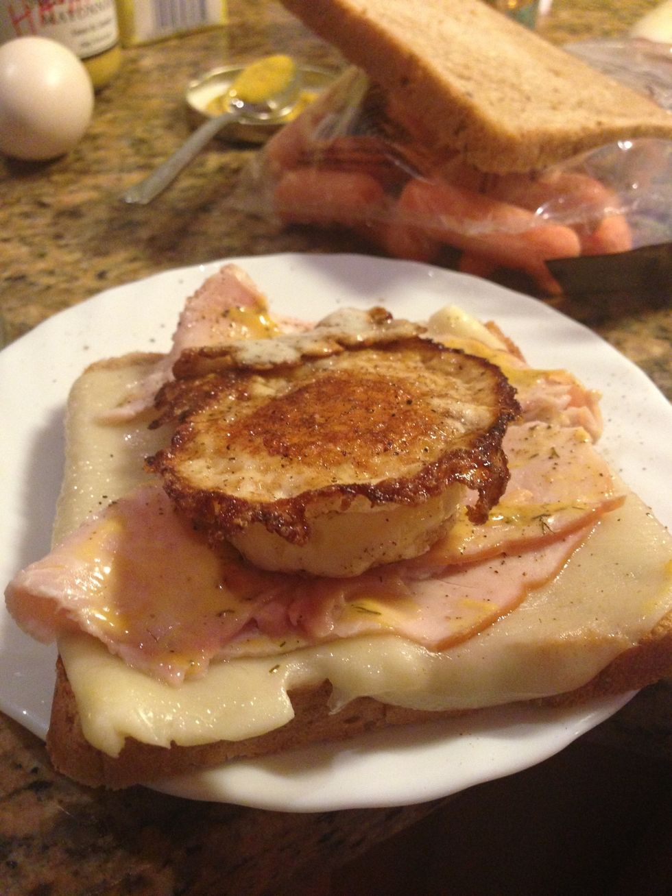 put your egg on the turkey