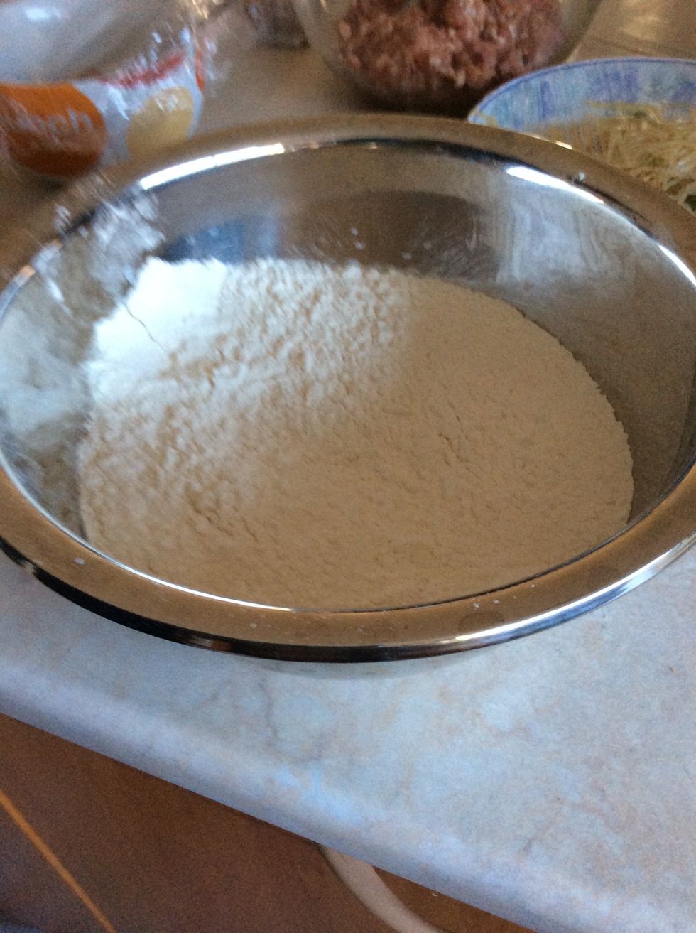 Put your flour in a large bowl