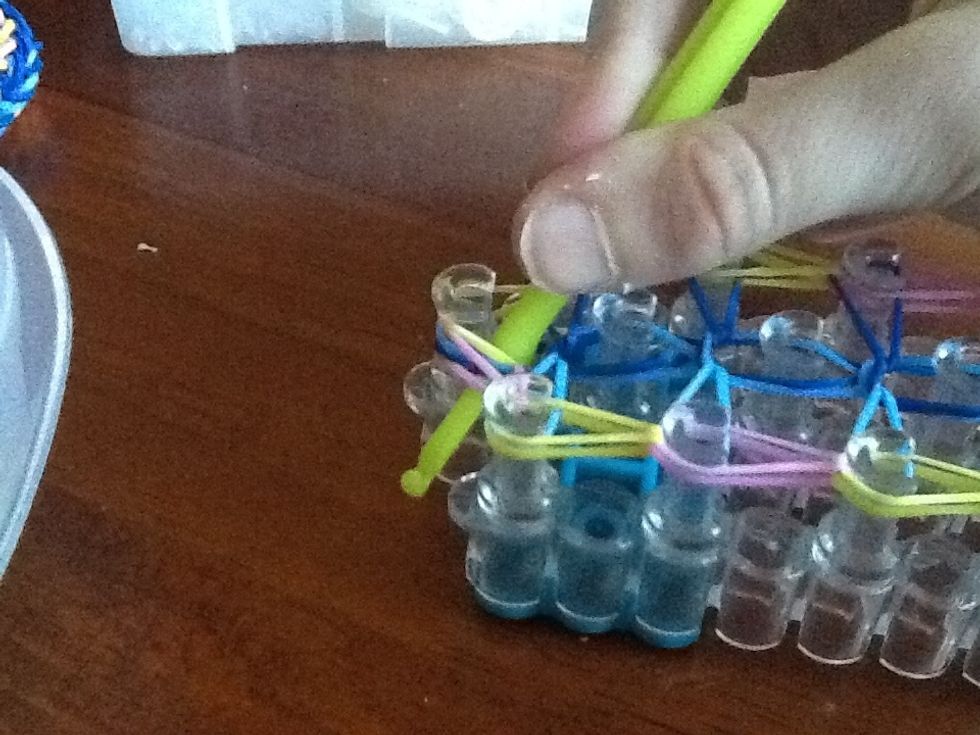 Put your hook in the last bands