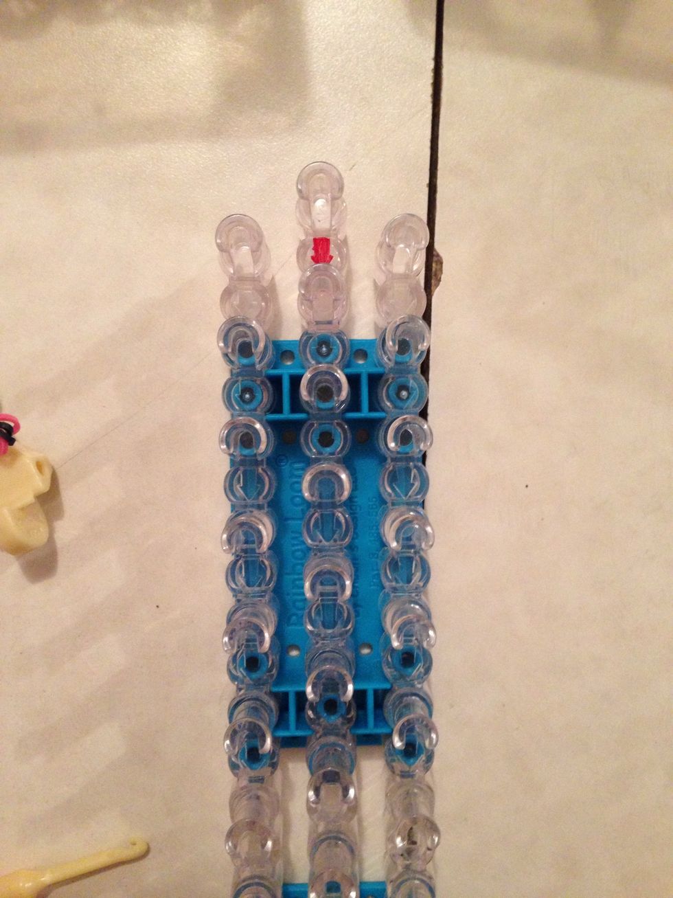 Put your loom so the arrow is pointing toward you (this May be a little different but don't worry)