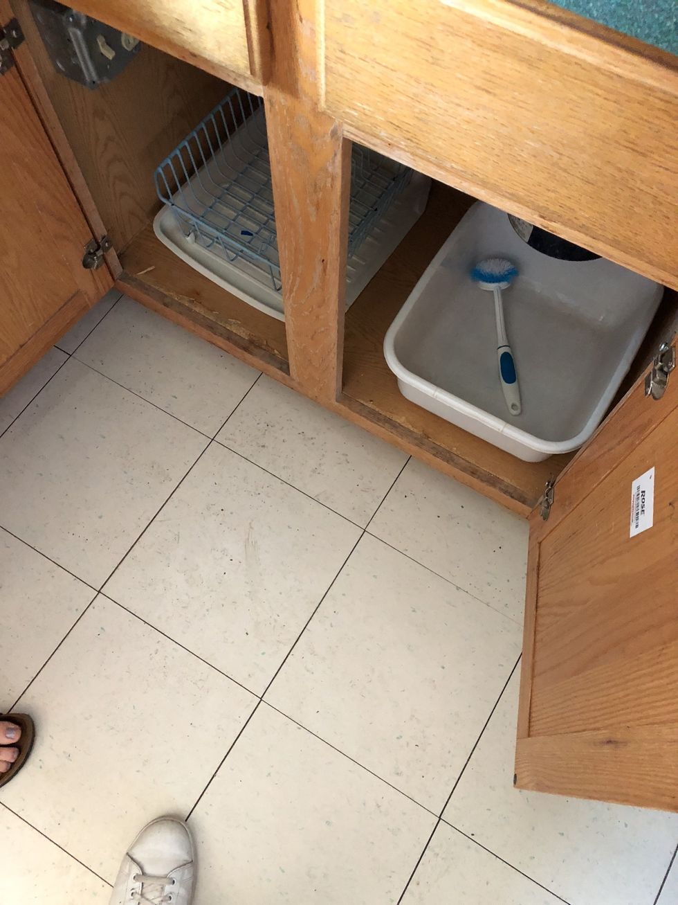 Put your materials back