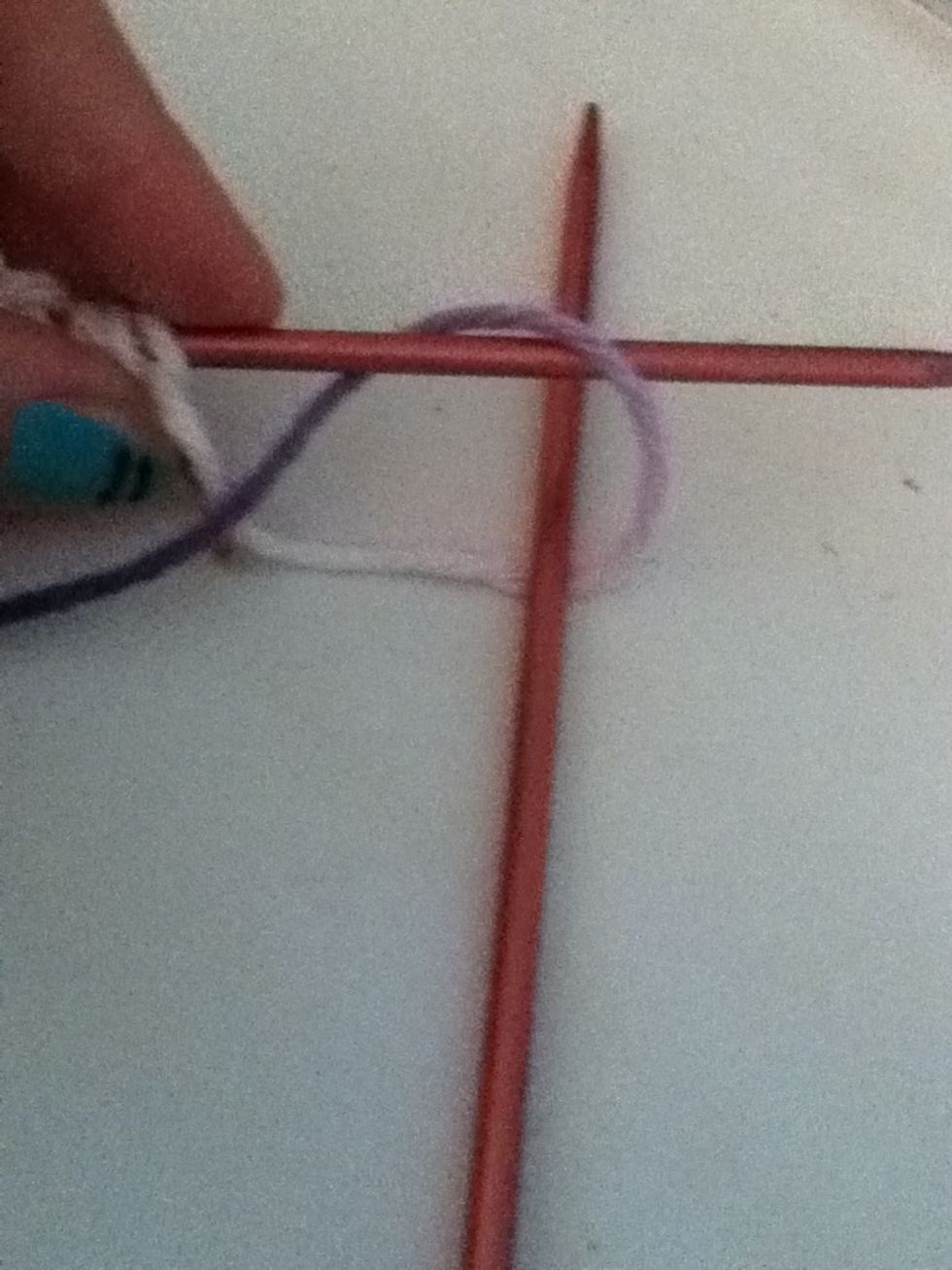 Put your other needle in it