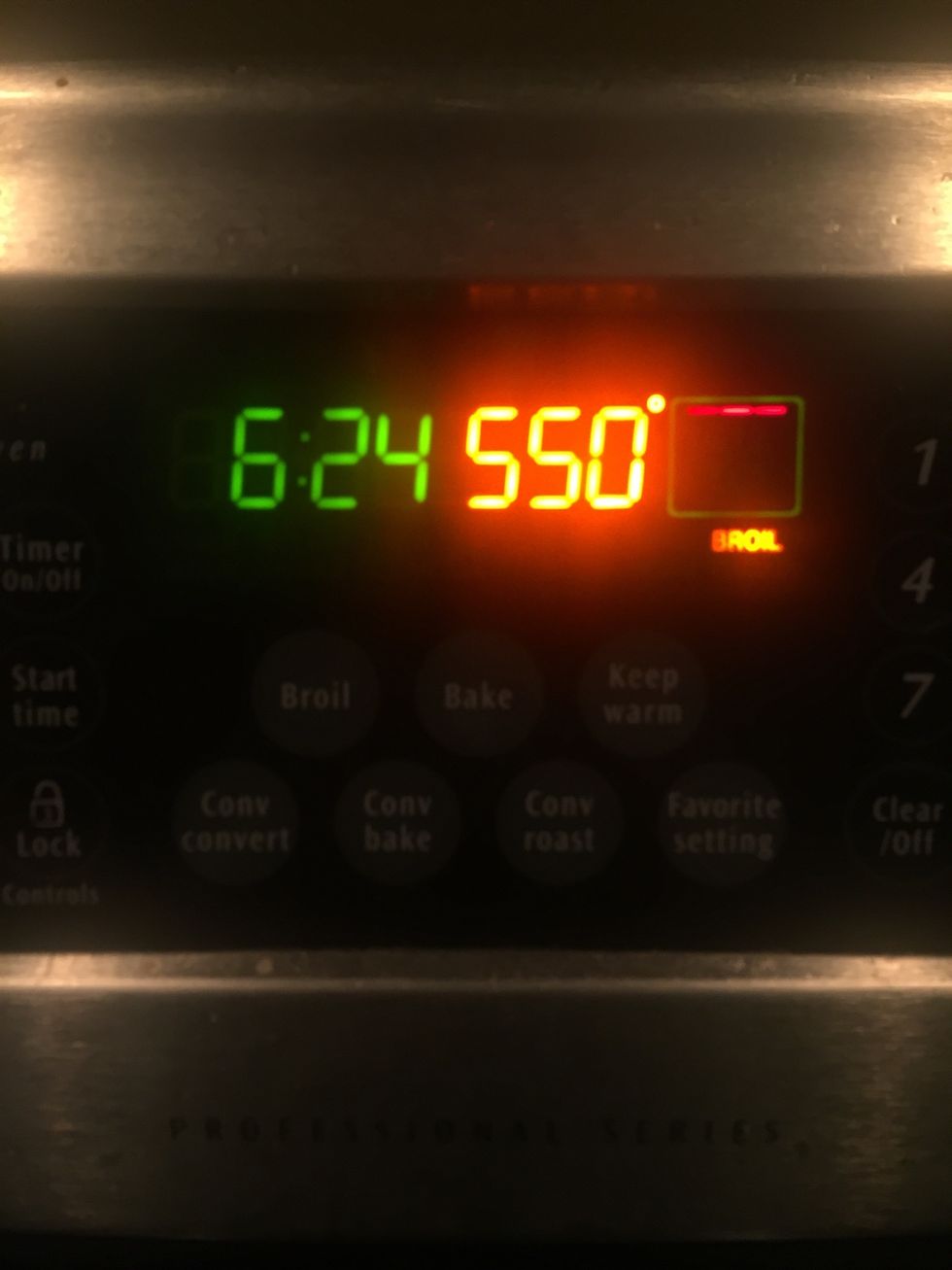 Put your oven on broil.