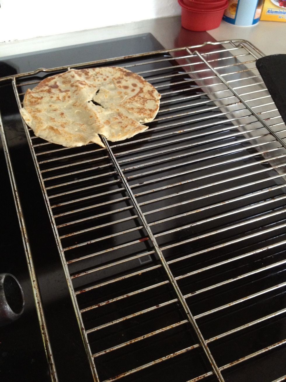 Put your pancakes on a plate or something