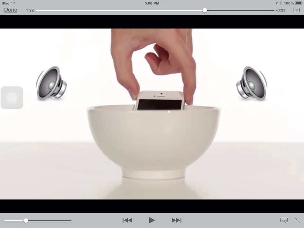 Put your phone in a bowl of rice that has not been cooked yet. Then, you will have louder sound.