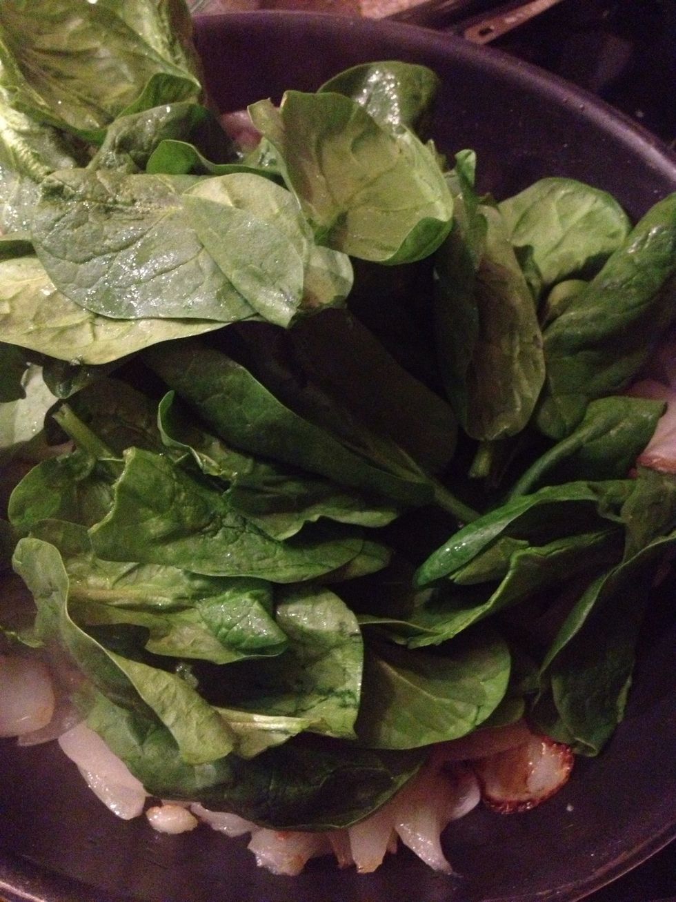 Put your spinach in...