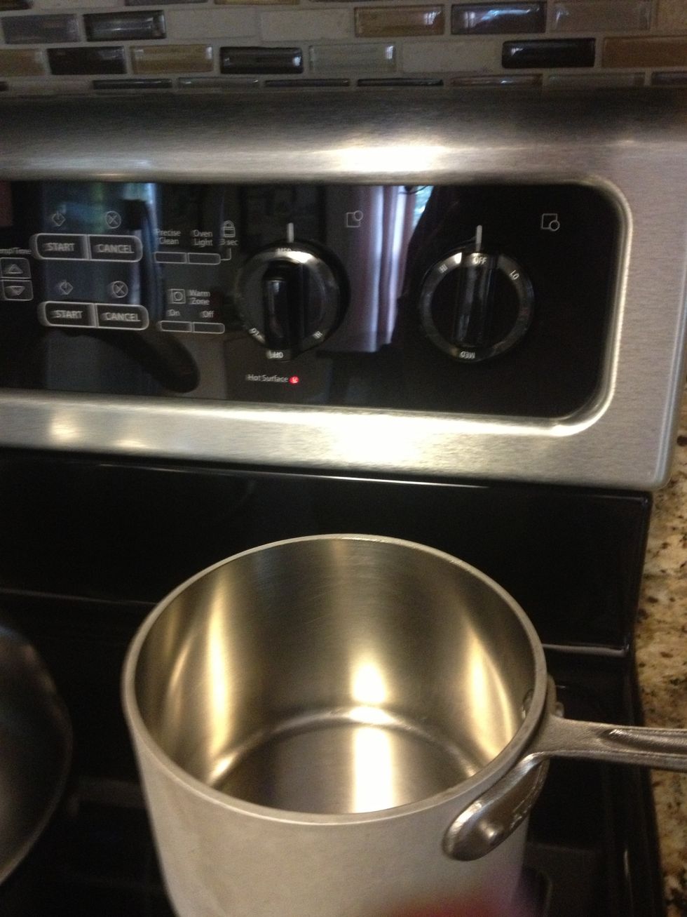 put your stove on medium