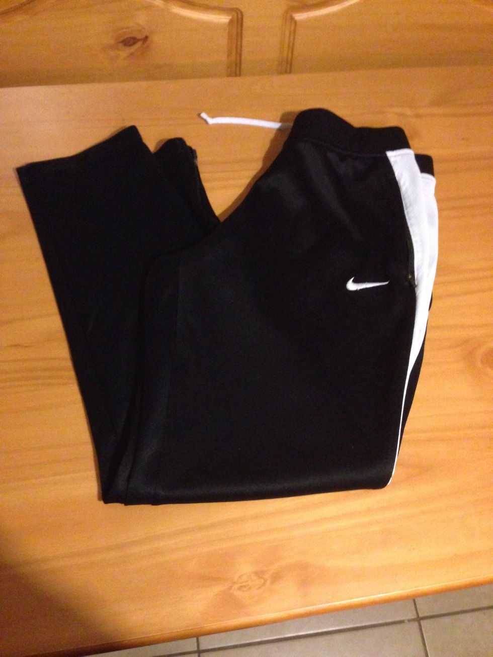 Put your warm up pants on.