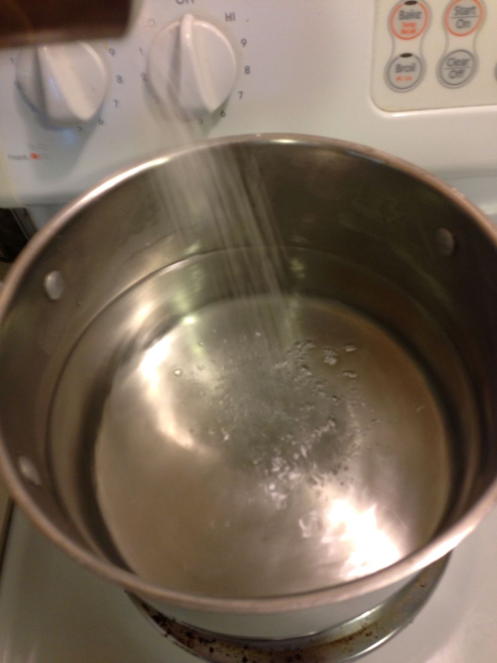 Put your water on to boil and remember! Salt the water