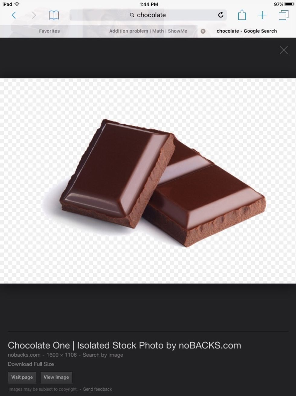 Putt the chocolate in bitween the gram cracker and marshmallow.