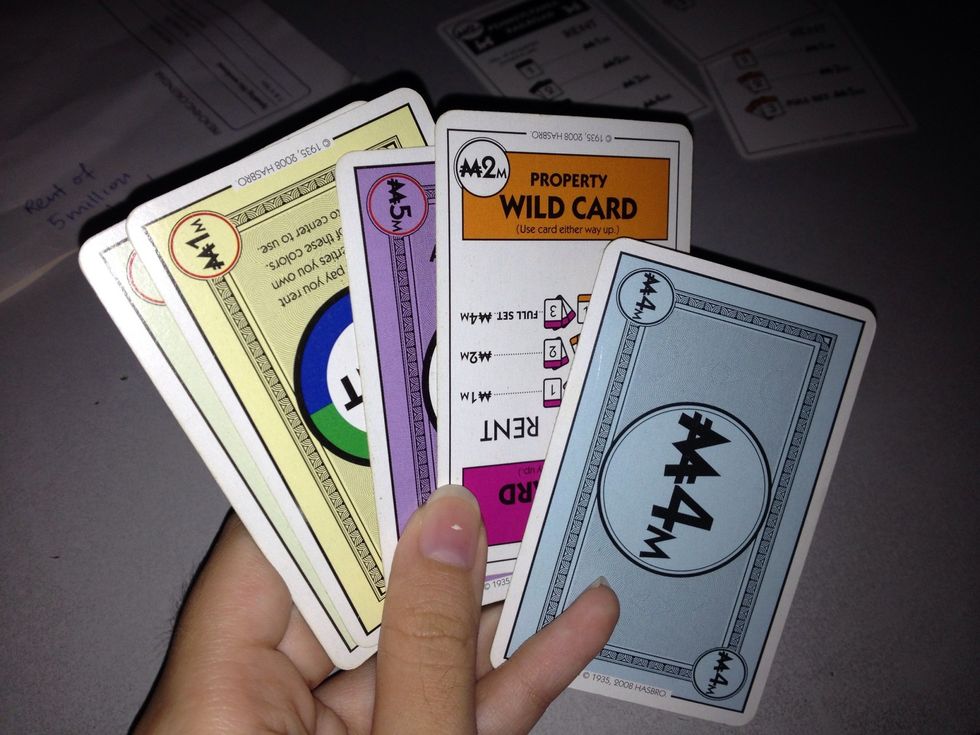 Putting down ONE money card from the player's own hands is ONE move.