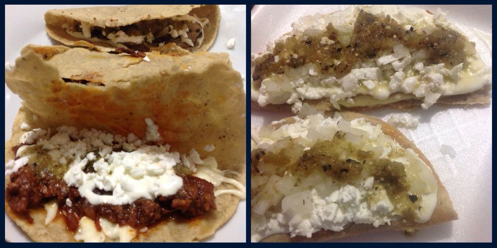 Quesadillas are ready, top them whit salsa, sour cream and whatever you want hope you like it \ud83d\ude04